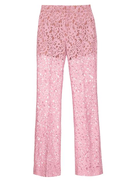 gucci lace pants|gucci high waisted pants.